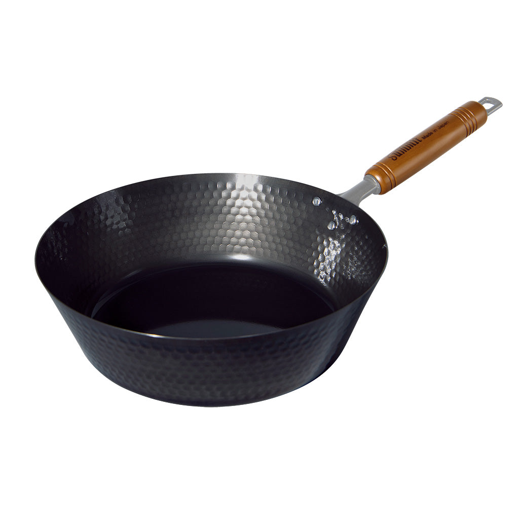 日本燕三条製鐵流|鐵煎鍋系列 槌目深型煎鍋 28cm