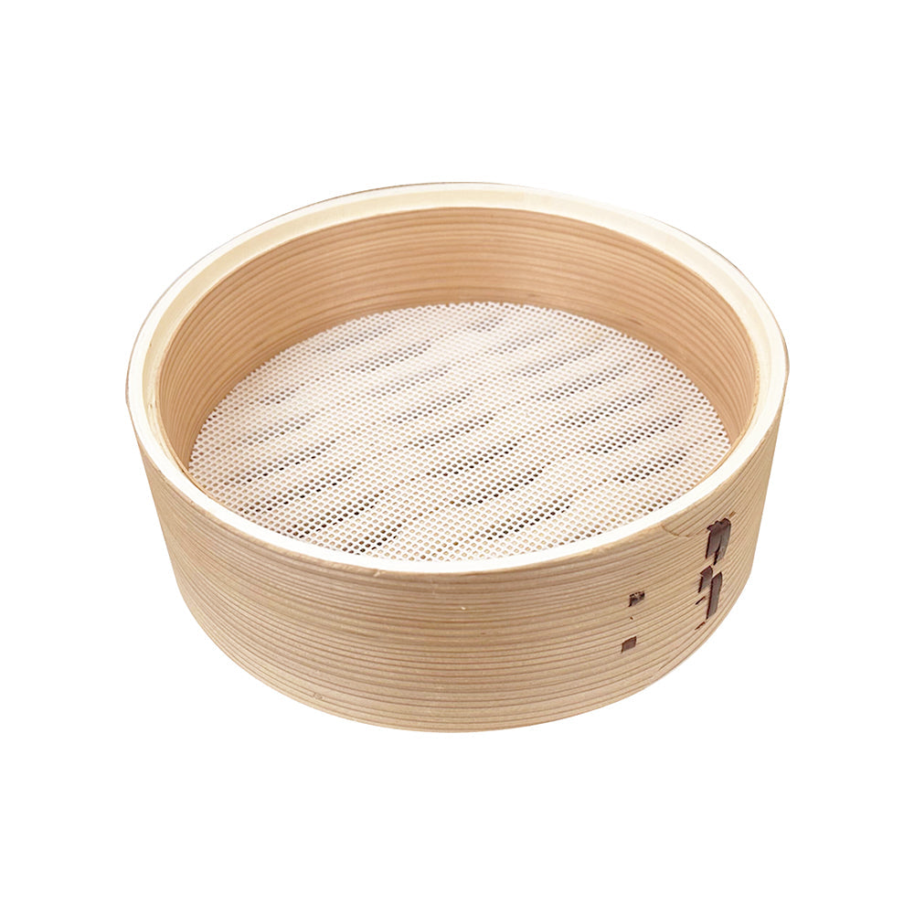 SEIRO 蒸籠系列 雙耳琺瑯鍋連蓋及蒸籠 18cm 純白色